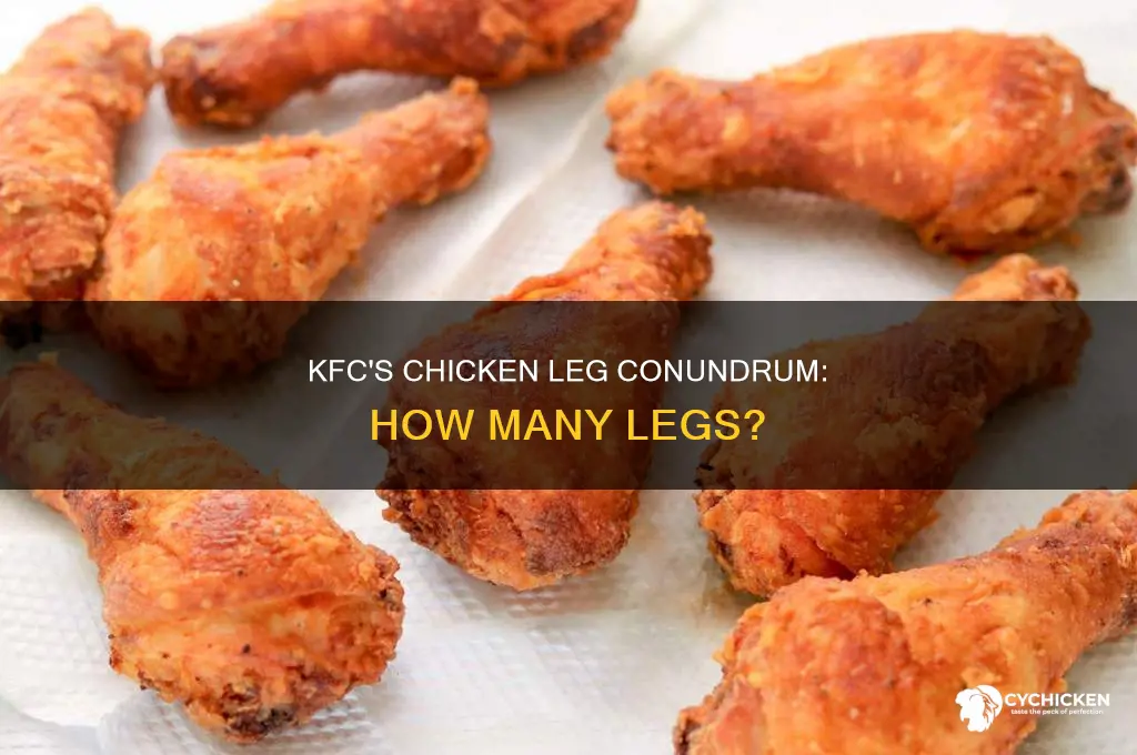 how many legs does a kfc chicken have