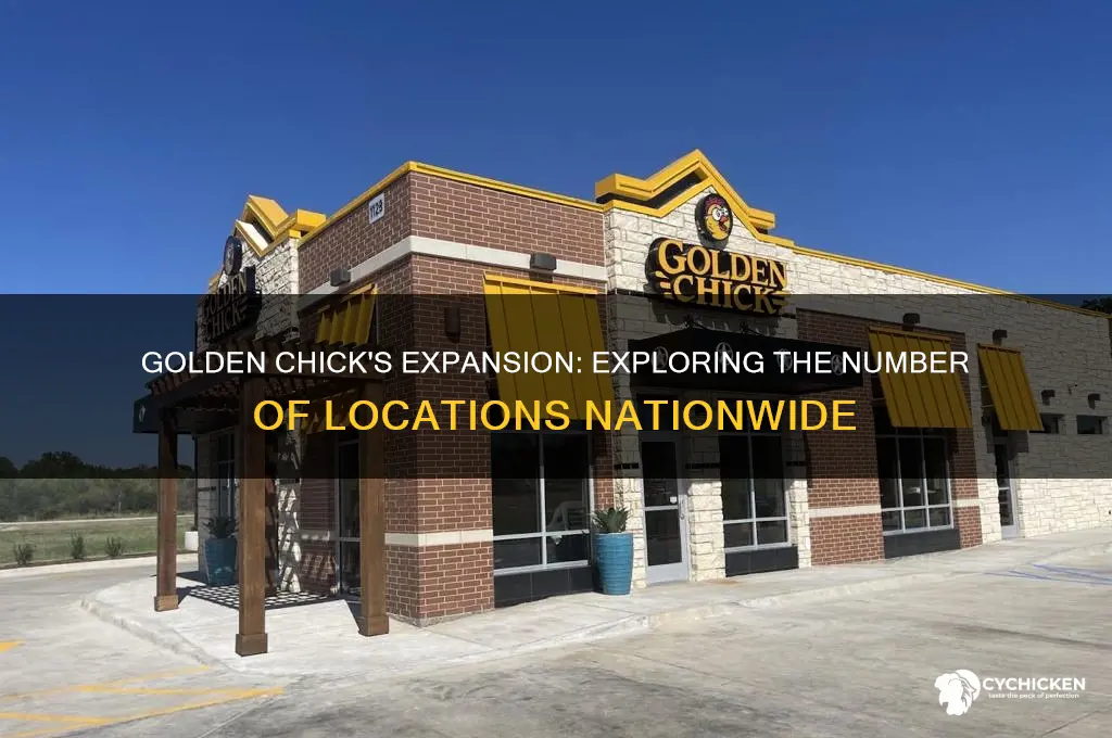 how many locations does golden chick have