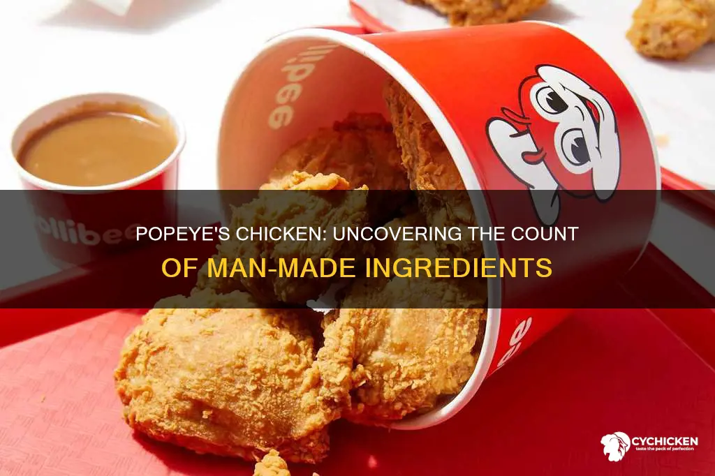 how many man-made ingredients are in popeye