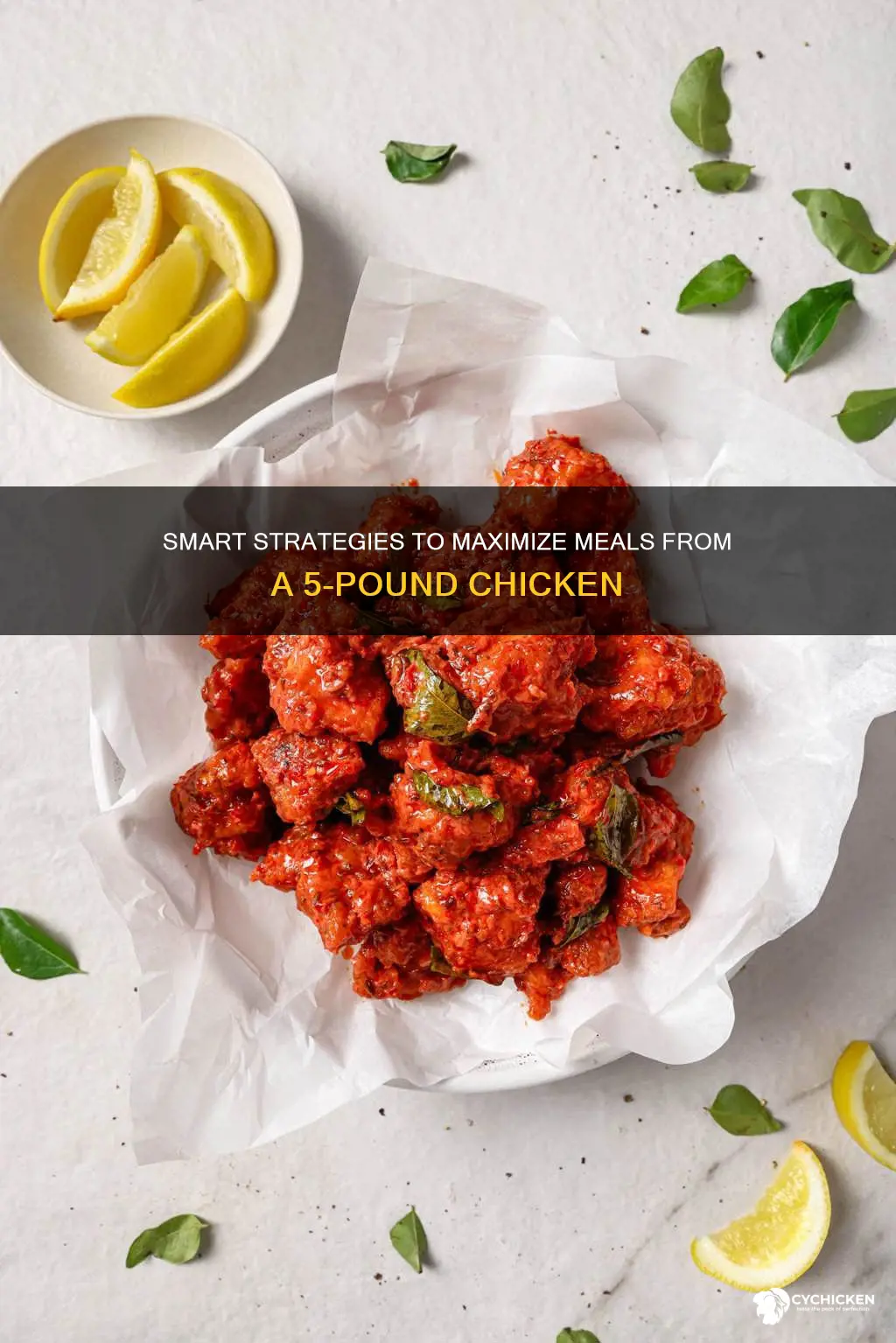 how many meals with a 5 pound chicken yield