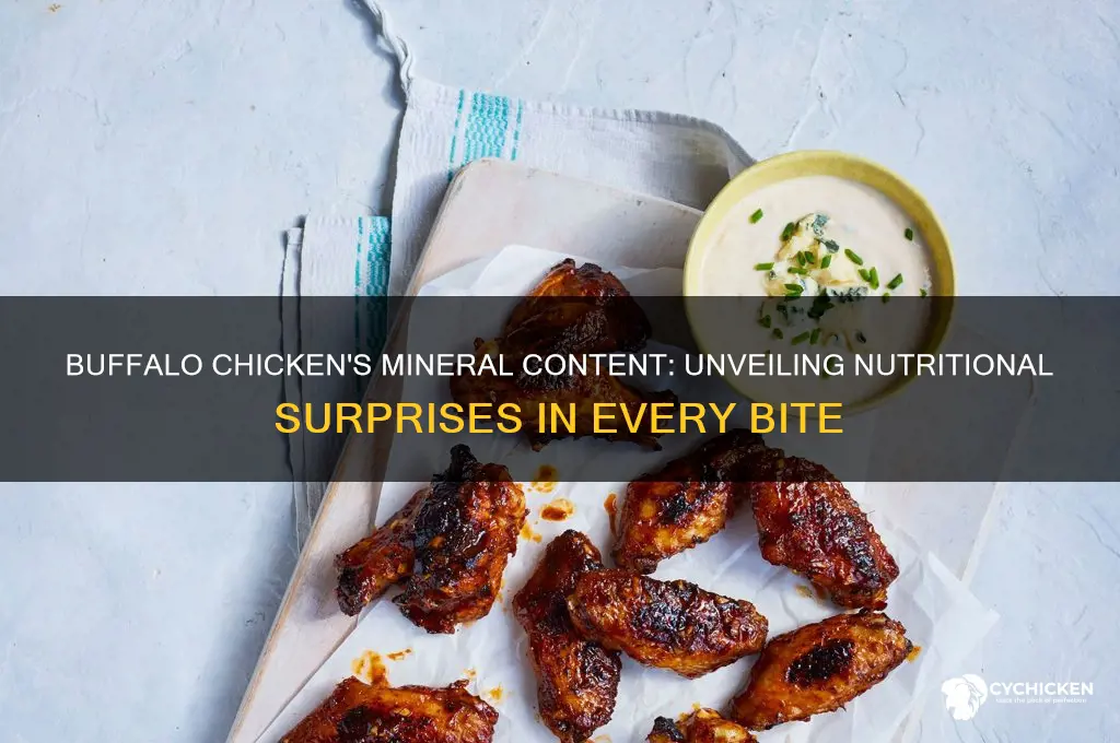how many minerals does buffalo chicken have