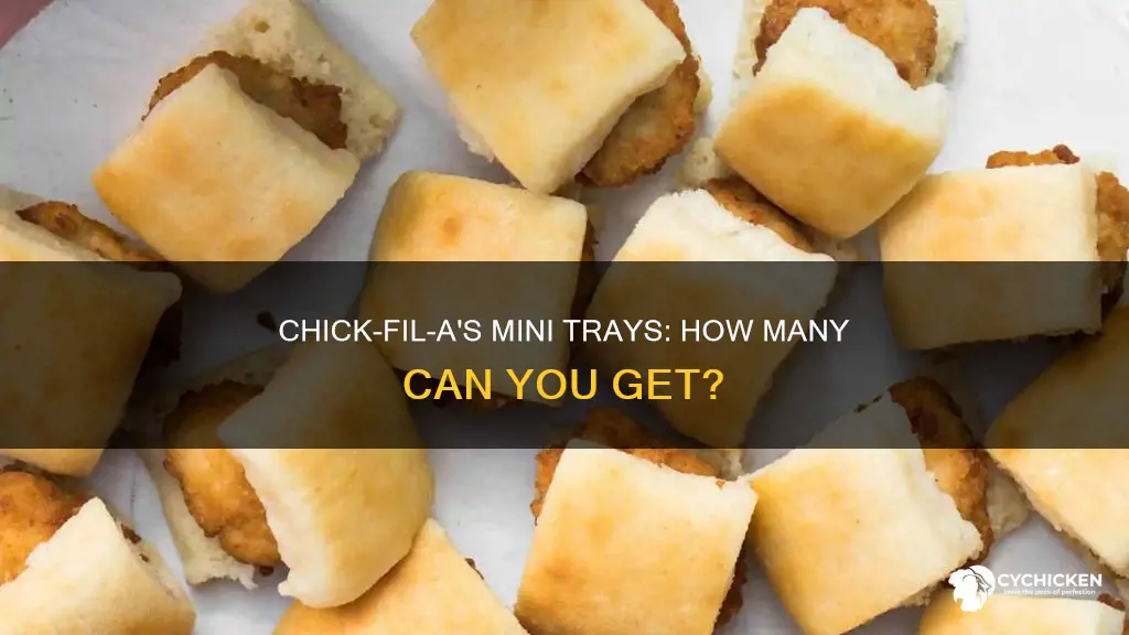 how many minis in a tray from chick f la