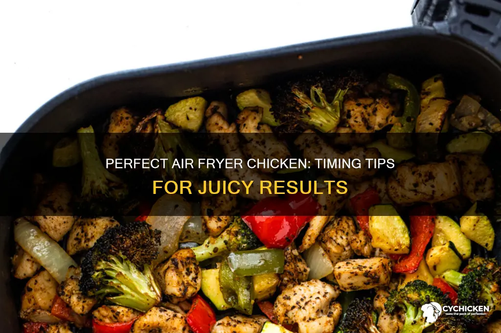 how many minutes chicken in air fryer