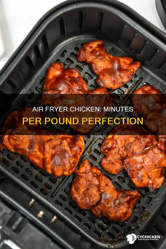 how many minutes per pound chicken in air fryer