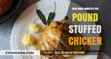Perfectly Cooked Stuffed Chicken: Minutes per Pound Guide