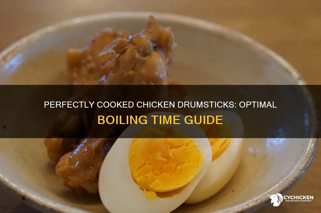 how many minutes to boil chicken drumsticks