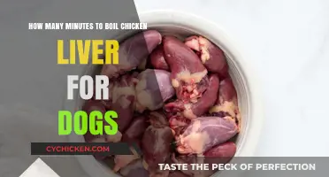 Boiling Chicken Liver Treats for Dogs: How Long?