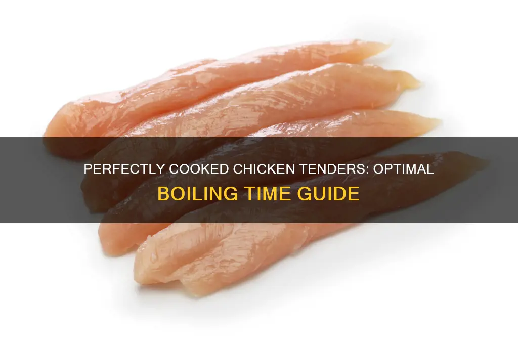 how many minutes to boil chicken tenders