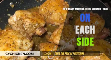 Perfectly Cooked Chicken Thighs: Optimal Minutes Per Side Guide