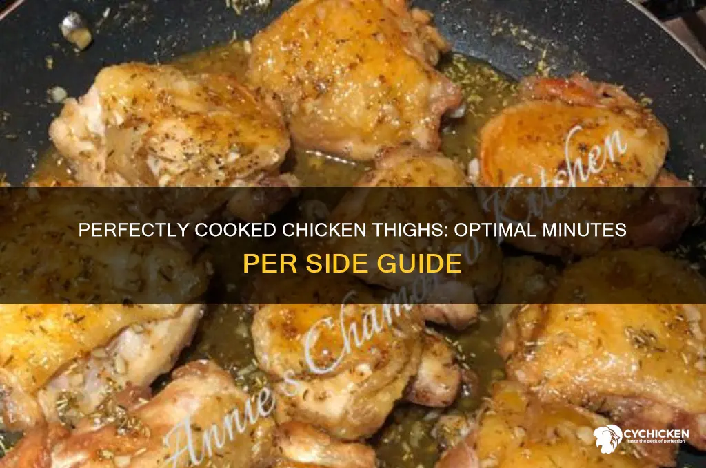 how many minutes to do chicken thigh on each side