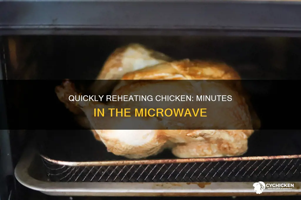 how many minutes to reheat chicken in microwave
