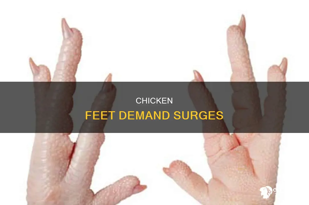 how many more chicken feet were demanded in