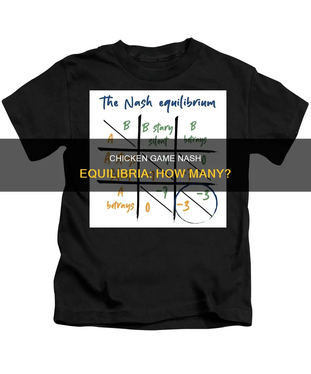 how many nash equilibria are there in this chicken game
