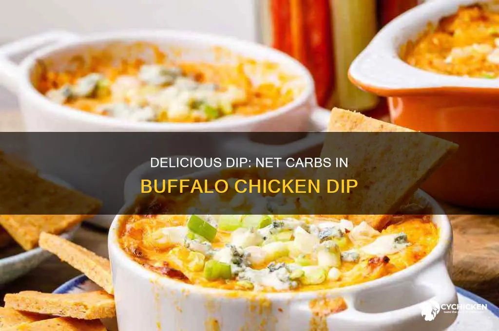 how many net carbs in buffalo chicken dip