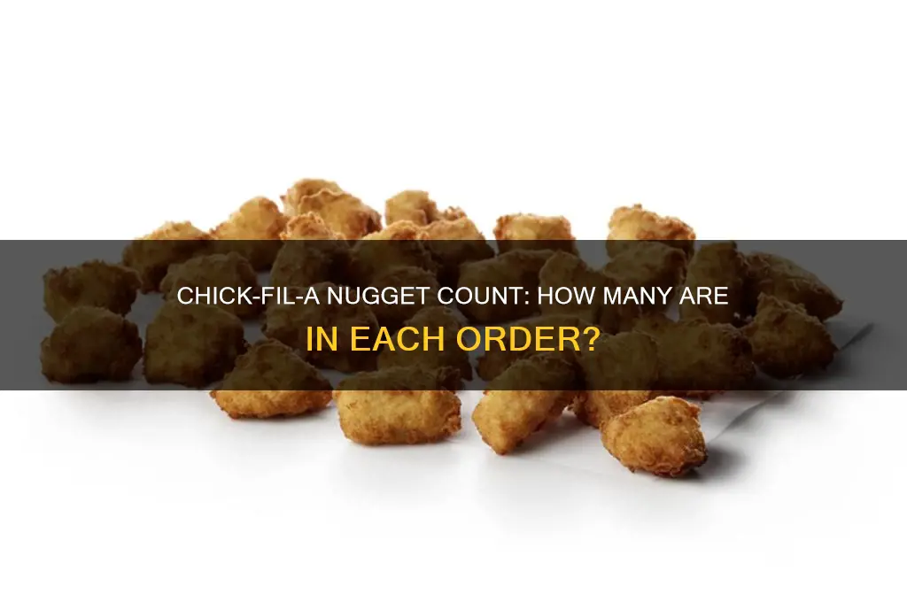 how many nugget count chick fil a