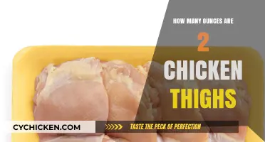 Chicken Thighs Weight Guide: Ounces in 2 Thighs Revealed