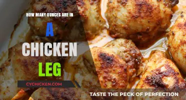 Chicken Leg Portion Sizes: Ounces Explained