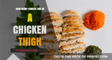 Chicken Thigh Weight: How Many Ounces in a Serving?