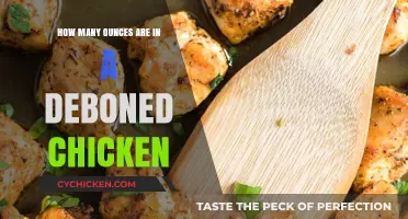 Chicken Portions: Ounces in a Deboned Chicken
