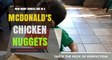 McDonald's Chicken Nuggets: Unveiling the Ounce Count in Each Box