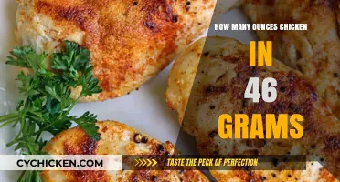 Converting 46 Grams of Chicken to Ounces: A Quick Guide