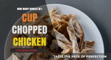 Measuring Chopped Chicken: Ounces to Cups Conversion