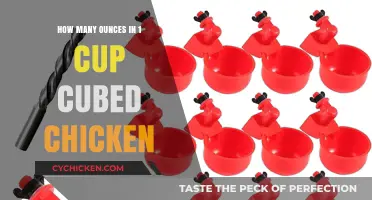 Cubed Chicken Conundrum: How Many Ounces in a Cup?