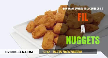Chick-fil-A Nuggets Serving Size: Ounces in 12-Count Order