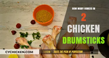 Chicken Drumstick Weight: Ounces in 2 Drumsticks Revealed