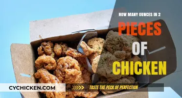 Chicken Portioning: Ounces in Two Pieces