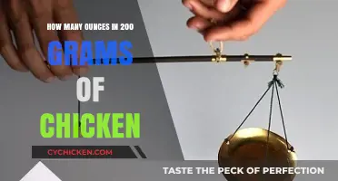 Chicken Conversions: Ounces to Grams