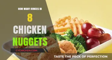 Chicken Nugget Portions: Converting 8 Nuggets to Ounces Explained