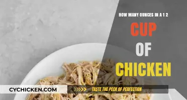 Measuring Chicken: Ounces in a Half Cup