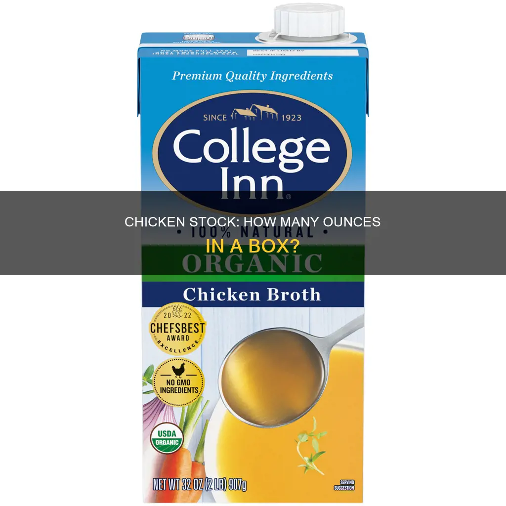 how many ounces in a box of chicken stock