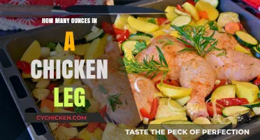Chicken Leg Weight: How Many Ounces in a Typical Serving?