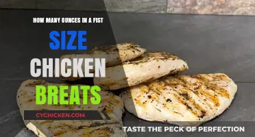 Fist-Sized Chicken Breasts: How Many Ounces?