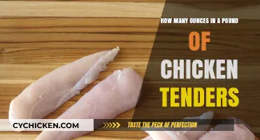 Chicken Tenders: Ounces to Pounds Conversion