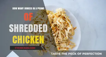 Shredded Chicken: Ounces in a Pound