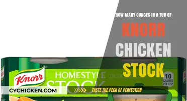 Knorr Chicken Stock: How Many Ounces in a Tub?