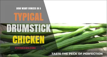 Drumstick Chicken Ounces: What's the Standard Weight?