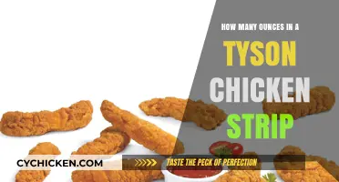 Tasty Tyson Chicken Strips: Ounces and Weight Explained