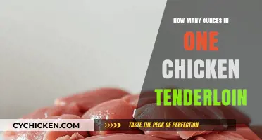 Chicken Tenderloin Weight: How Many Ounces in One Piece?