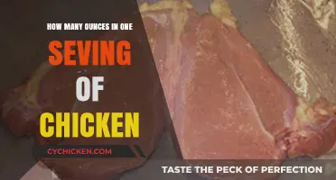 Chicken Portions: How Many Ounces Per Serving?