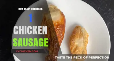 Chicken Sausage Serving Size: Ounces in One Link Explained