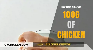 Converting Chicken Weight: How Many Ounces in 100g?