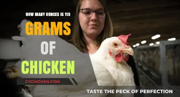 Converting Chicken Weight: Grams to Ounces