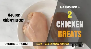 Chicken Breast Portions: Understanding Ounces in 2 Breasts