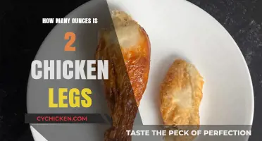 Chicken Leg Portions: Converting 2 Legs to Ounces Easily