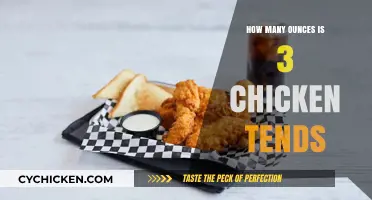 Chicken Tenders Portion Guide: How Many Ounces in 3 Pieces?