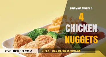 Chicken Nugget Portion Guide: Ounces in 4 Nuggets Revealed
